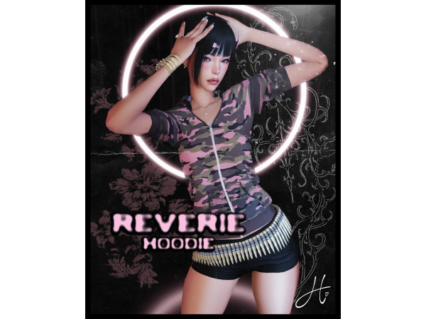 Mix heartquake reverie hoodie - The Sims 4 Custom Content