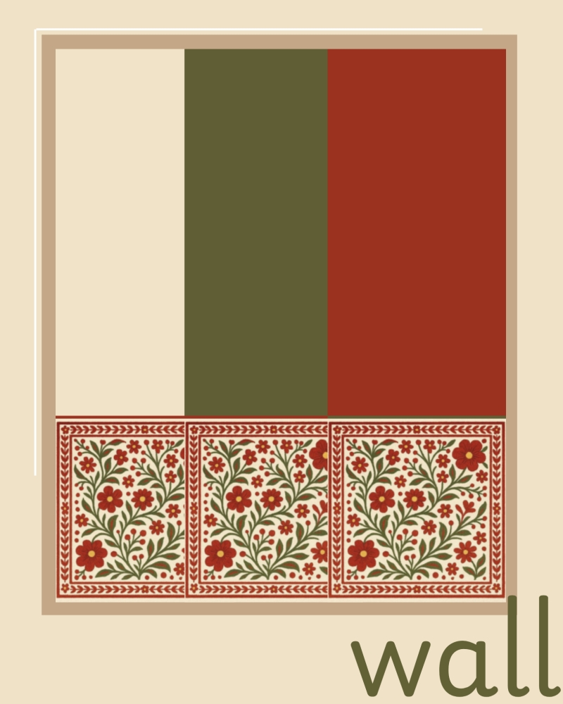 Maxis Match florie wall floor - The Sims 4 Custom Content