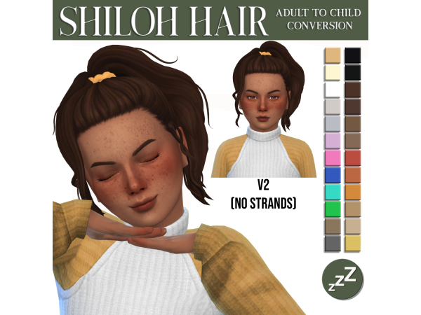 Maxis Match HAIR CONVERSIONS by sleepyz sims - The Sims 4 Custom Content