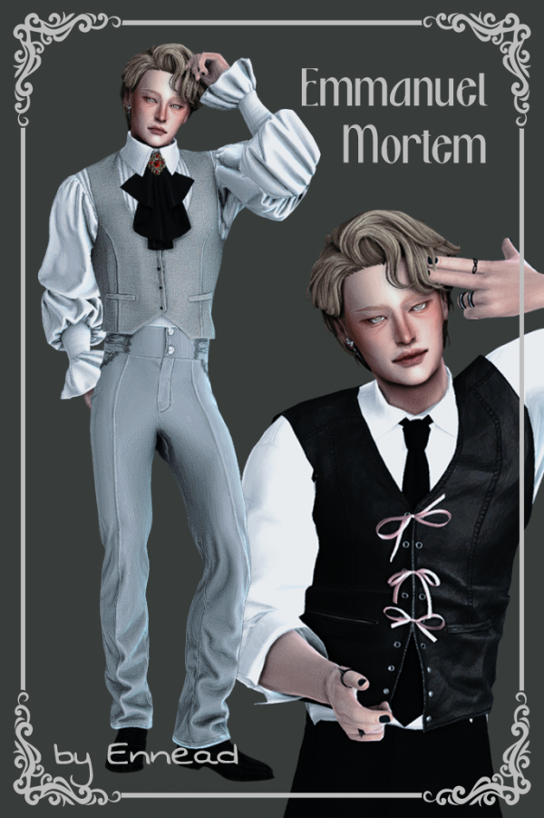 Mix Emmanuel Mortem by simsfinds - The Sims 4 Custom Content