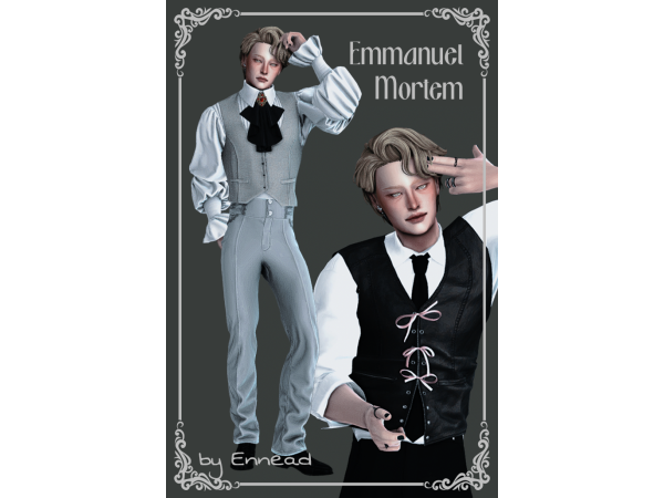 Mix Emmanuel Mortem by snovaetisimsi - The Sims 4 Custom Content