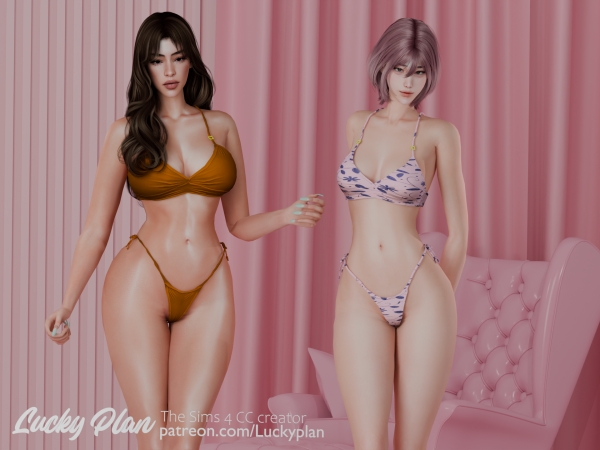 Alpha Lucky plan _Leanore lingerie - The Sims 4 Custom Content