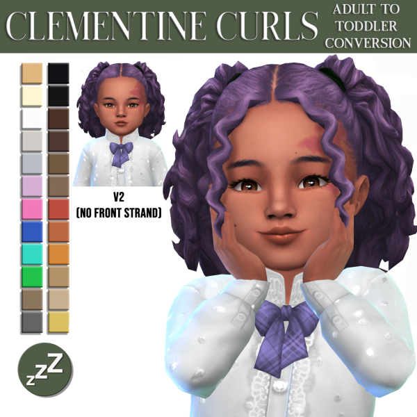 Maxis Match HAIR CONVERSIONS by simsfinds - The Sims 4 Custom Content