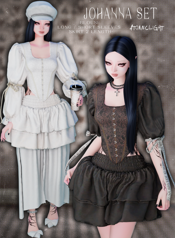Maxis Match Johanna set by simsfinds - The Sims 4 Custom Content