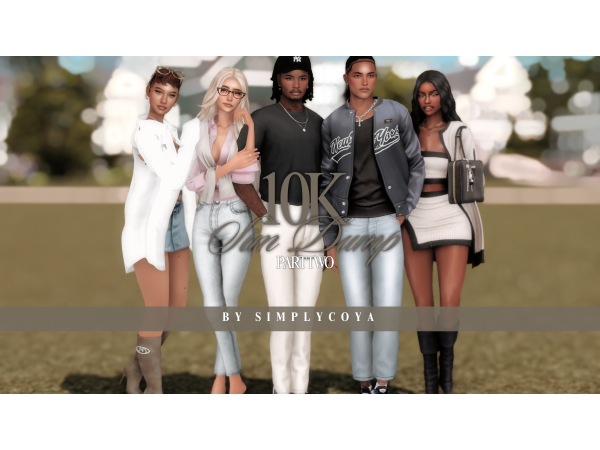 Maxis Match 10K Sim Dump by SIMplycoya - The Sims 4 Custom Content