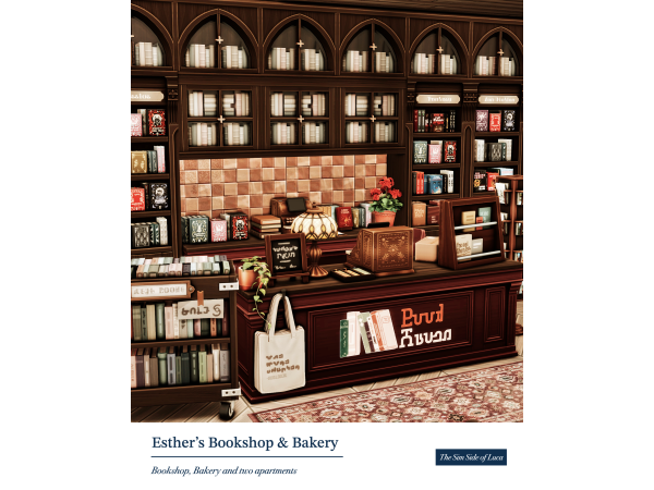 Esther's Bookshop & Bakery | Britechester by TheSimSideofLuca