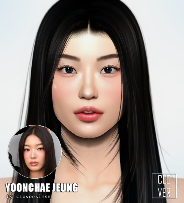 Alpha KATSEYE YOONCHAE x MEGAN by simsfinds - The Sims 4 Custom Content