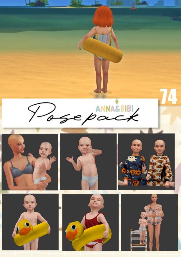 Mix Posepack_074 [AnnaBibi] by simsfinds - The Sims 4 Custom Content