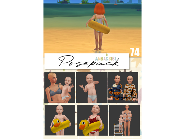 Mix Posepack_074 [AnnaBibi] - The Sims 4 Custom Content
