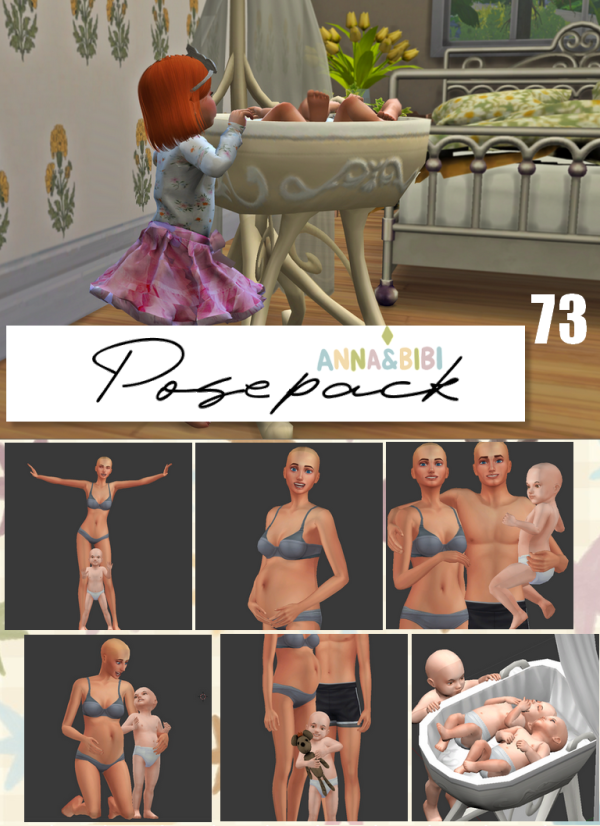 Mix Posepack_073 [AnnaBibi] by simsfinds - The Sims 4 Custom Content