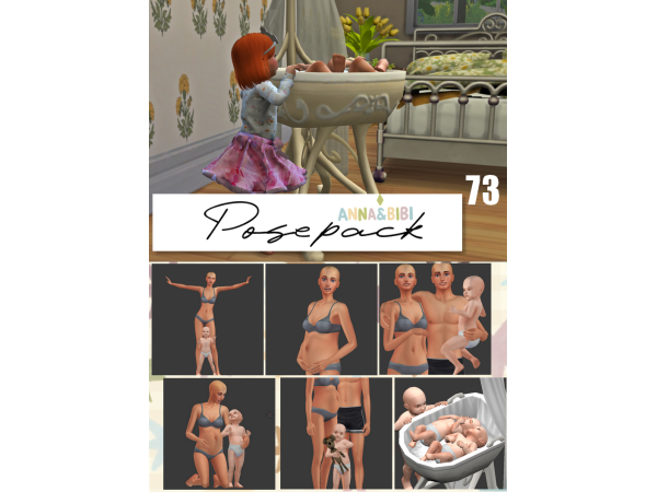 Mix Posepack_073 [AnnaBibi] - The Sims 4 Custom Content