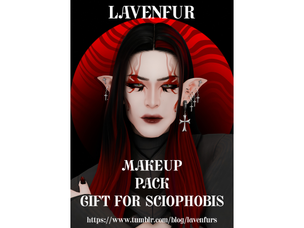 Maxis Match 𝙻𝙰𝚅𝙴𝙽𝙵𝚄𝚁 𝙼𝙰𝙺𝙴𝚄𝙿 𝙿𝙰𝙲𝙺 𝙶𝙸𝙵𝚃 𝙵𝙾𝚁 𝚂𝙲𝙸𝙾𝙿𝙷𝙾𝙱𝙸𝚂 - The Sims 4 Custom Content