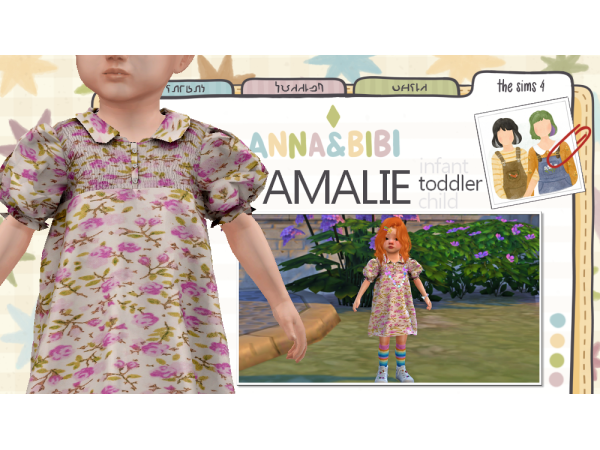 Alpha Amalie_TODDLER [AnnaBibi] - The Sims 4 Custom Content