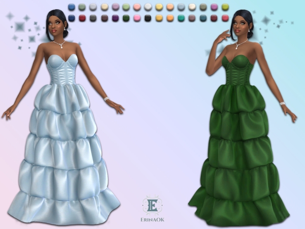 Mix ErinAOK Womens Gown 060526 - The Sims 4 Custom Content