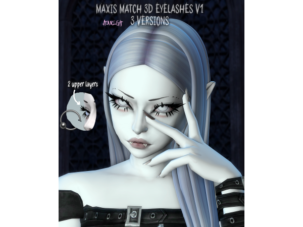 Maxis Match maxis match 3d eyelashes v1 by atomiclight - The Sims 4 Custom Content