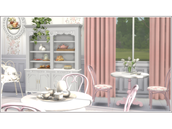 Mix Blossom Cafe - The Sims 4 Custom Content