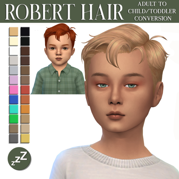 Maxis Match HAIR CONVERSIONS by simsfinds - The Sims 4 Custom Content