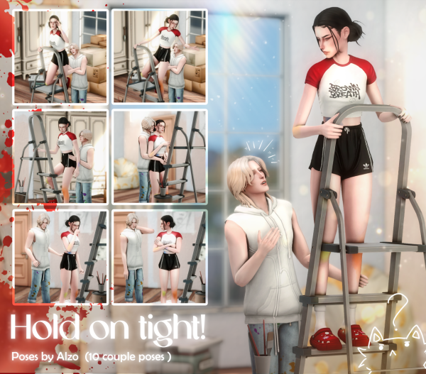 Mix Pose Pack by simsfinds - The Sims 4 Custom Content
