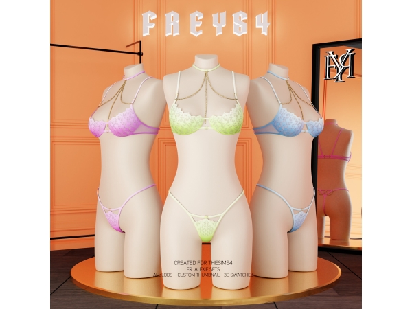 Alpha FR_Alexie Sets - The Sims 4 Custom Content