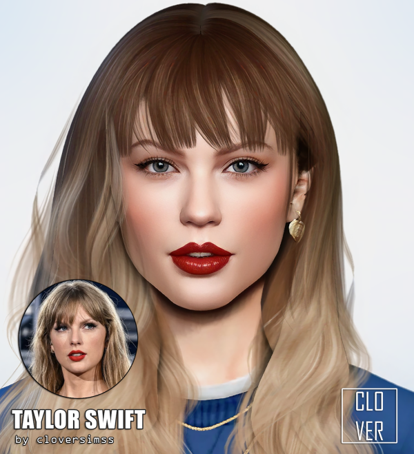 Alpha TAYLOR SWIFT V2 by simsfinds - The Sims 4 Custom Content
