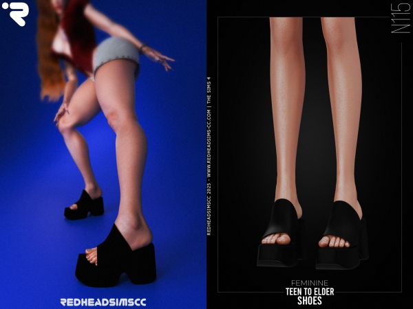 Alpha AF SHOES N115 - The Sims 4 Custom Content
