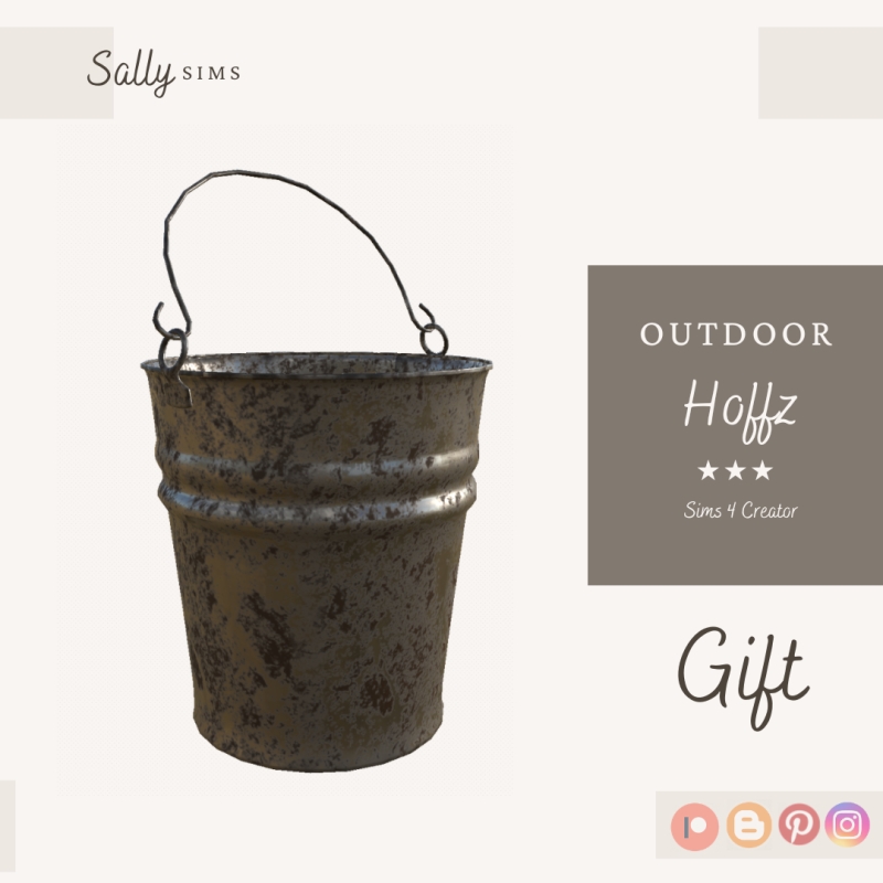 Alpha Pot Outdoor HOFFZ by sally4sims - The Sims 4 Custom Content