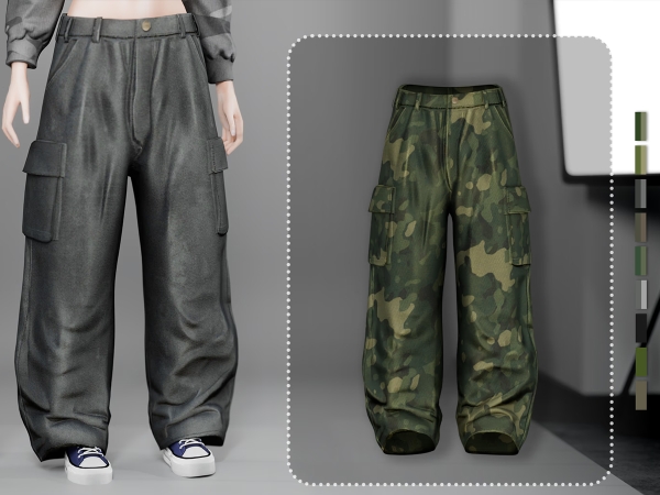 Alpha Baggy Pants - The Sims 4 Custom Content