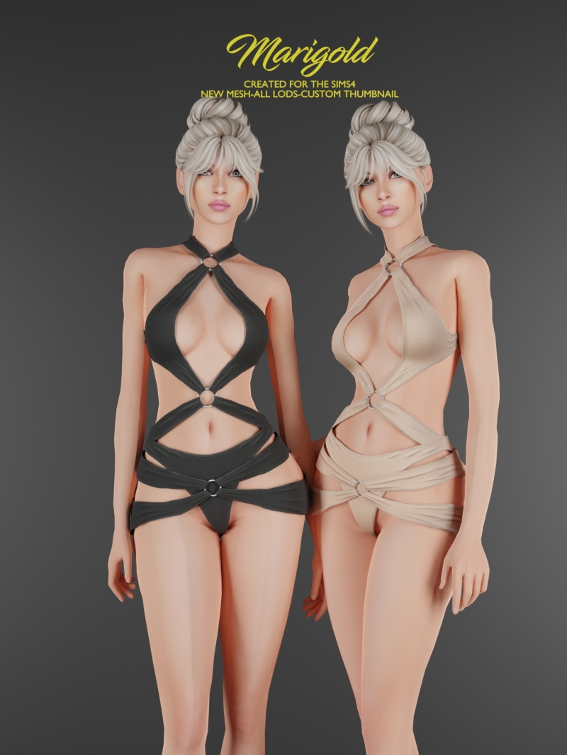 Alpha MARIGOLD TS4_MOLISA by marigoldsims - The Sims 4 Custom Content