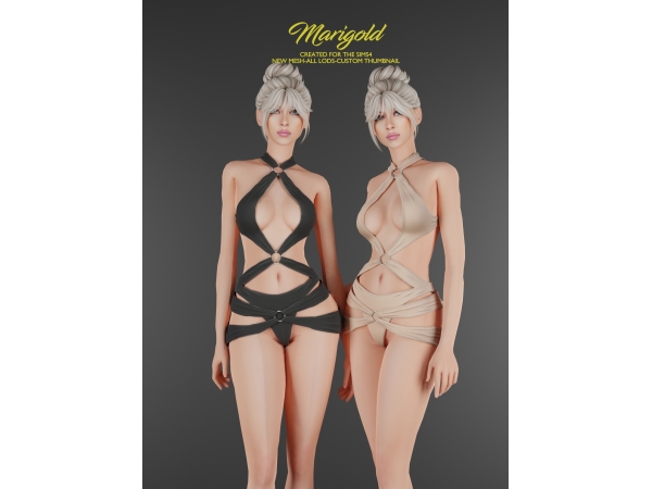 Alpha MARIGOLD TS4_MOLISA - The Sims 4 Custom Content