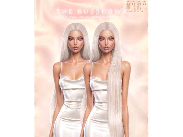 Alpha The Bussdown Hairstyle - The Sims 4 Custom Content