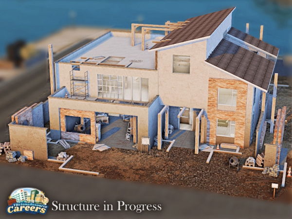 Maxis Match Careers Structure in Progress l - The Sims 4 Custom Content