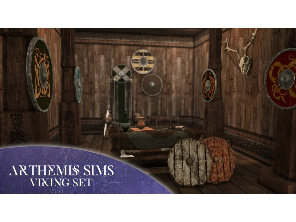 Alpha Viking Set - The Sims 4 Custom Content