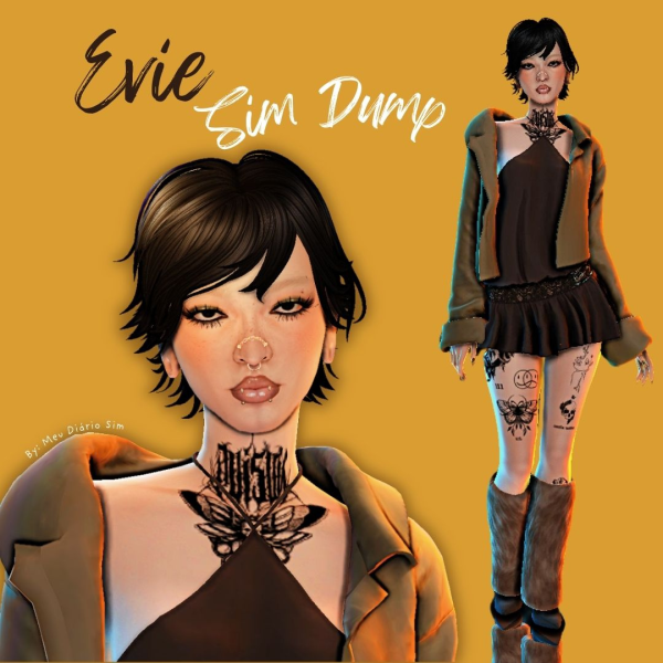 Mix Evie by simsfinds - The Sims 4 Custom Content
