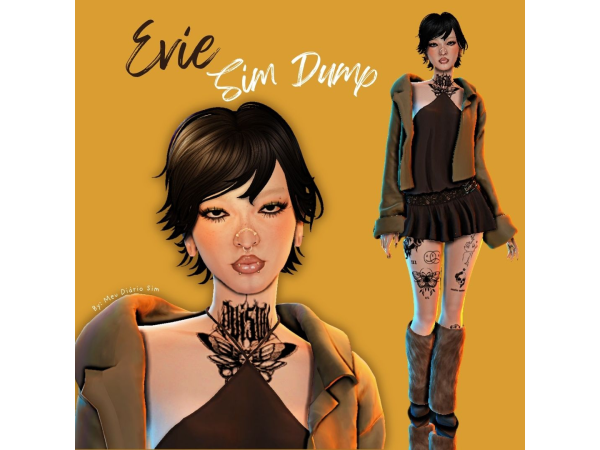 Mix Evie by MeuDiarioSim - The Sims 4 Custom Content
