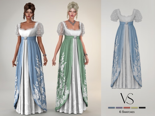 Alpha Jane Dress - The Sims 4 Custom Content