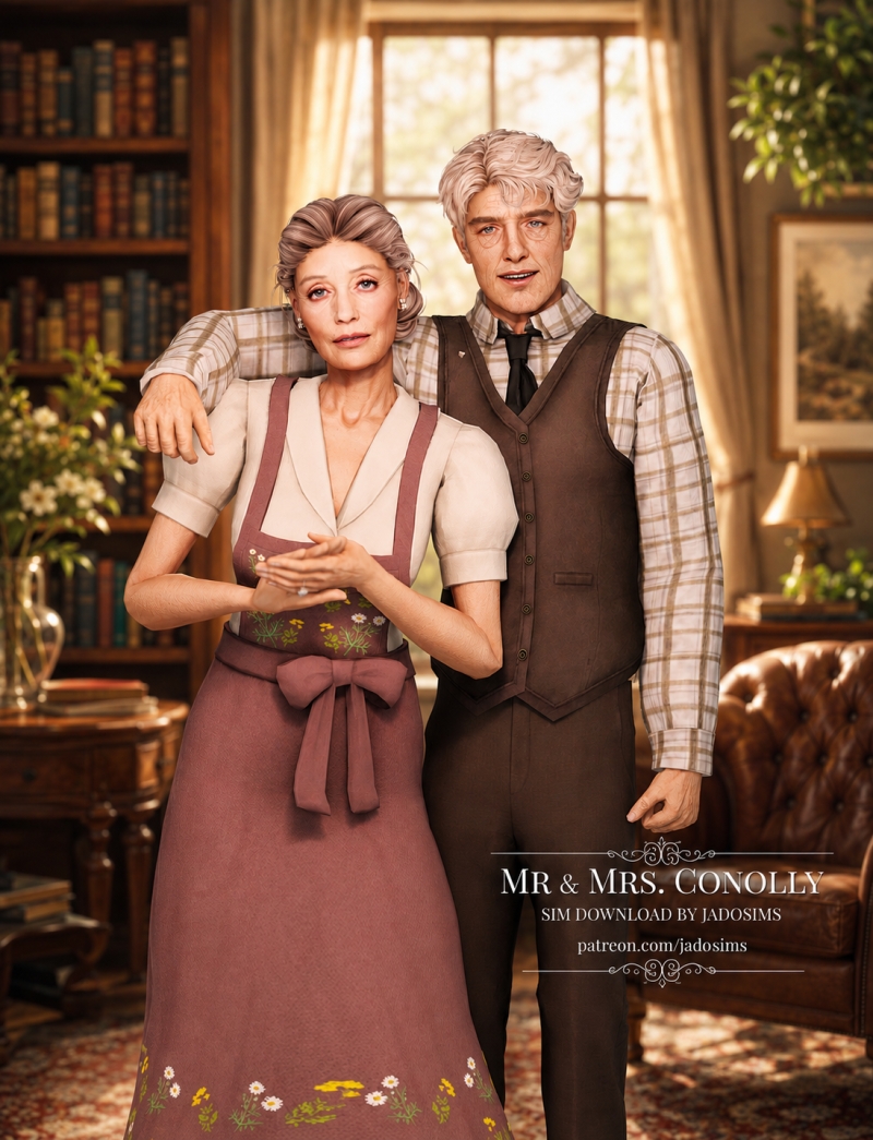 Alpha Mr Mrs Conolly (Sim Download) by shopwithflynnn - The Sims 4 Custom Content