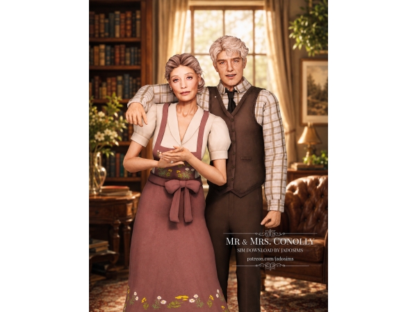Alpha Mr Mrs Conolly (Sim Download) - The Sims 4 Custom Content