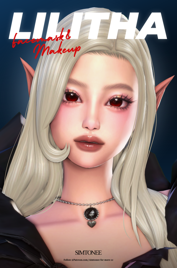 Maxis Match LILITHA PACK SKINMAKEUP by simsfinds - The Sims 4 Custom Content