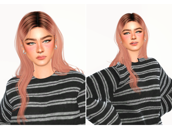 Alpha June_Pierce by wannabe - The Sims 4 Custom Content