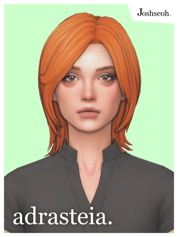 Maxis Match Adrasteia Hair by simsfinds - The Sims 4 Custom Content