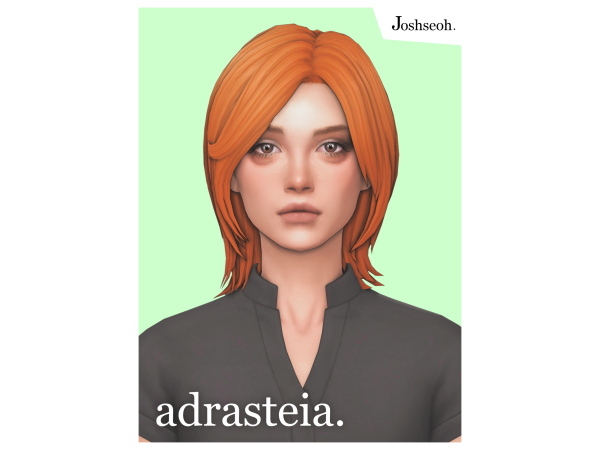 Maxis Match Adrasteia Hair by jo_se_oh - The Sims 4 Custom Content