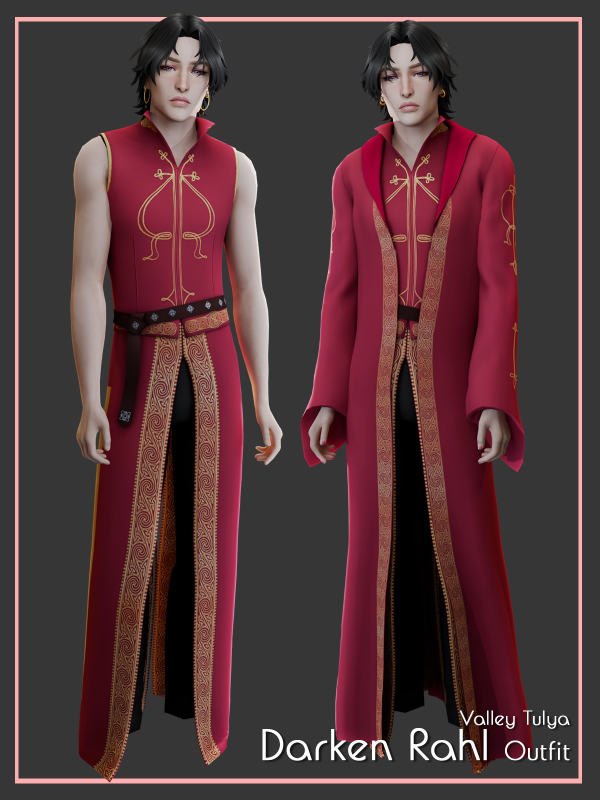 Maxis Match Darken Rahl Outfit by simsfinds - The Sims 4 Custom Content