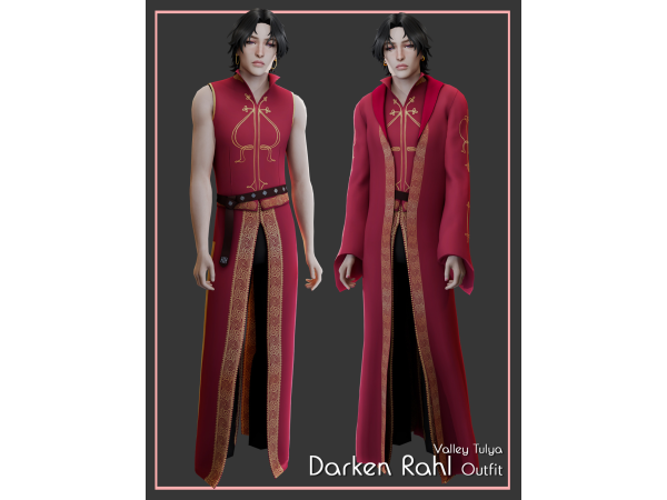 Maxis Match Darken Rahl Outfit by HelenaVtulya - The Sims 4 Custom Content