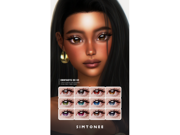 Mix Simtonee Eye Contacts 32 - The Sims 4 Custom Content