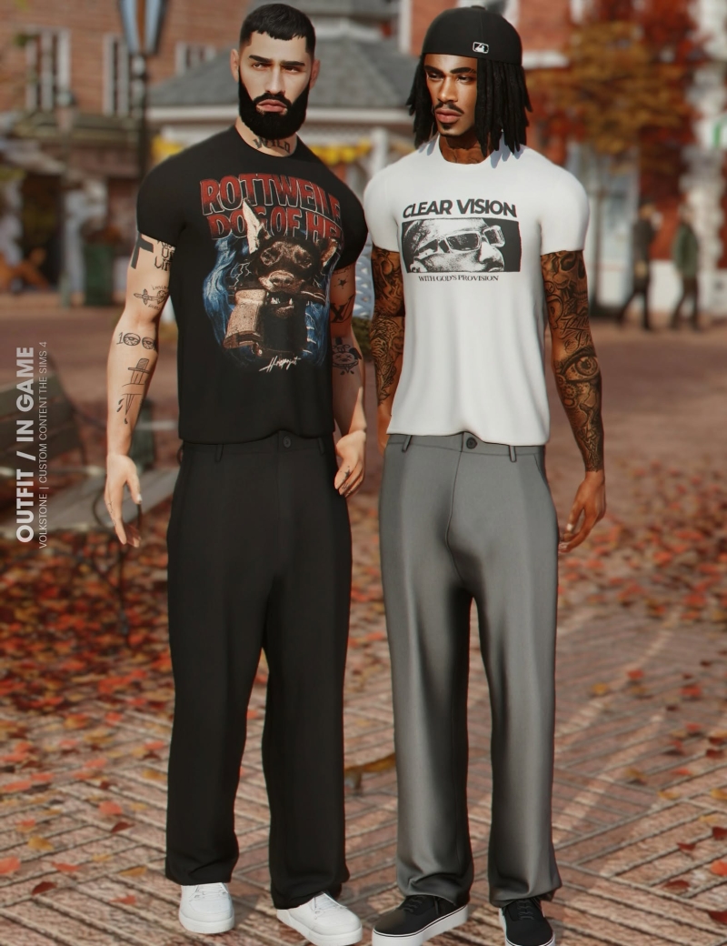 Alpha Outfit 02 [Sample] by volkstonesims - The Sims 4 Custom Content