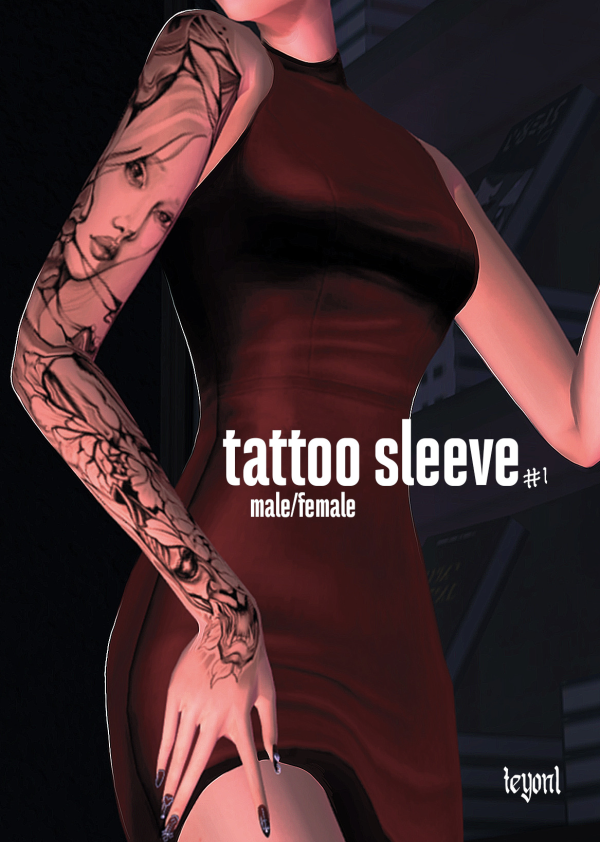 Mix TATTOO SLEEVE 1 by simsfinds - The Sims 4 Custom Content