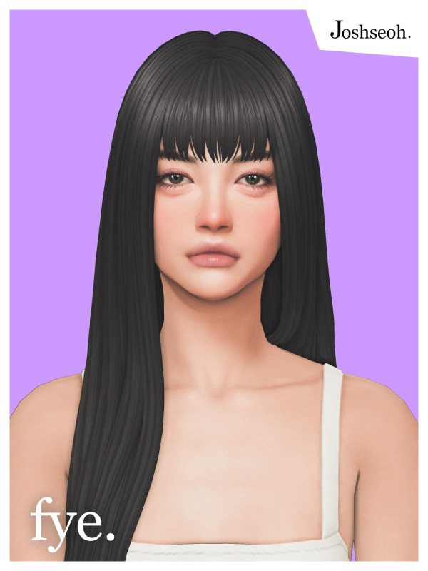 Maxis Match Fye Hair by simsfinds - The Sims 4 Custom Content
