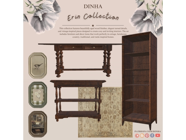 Alpha Erin Collection - The Sims 4 Custom Content