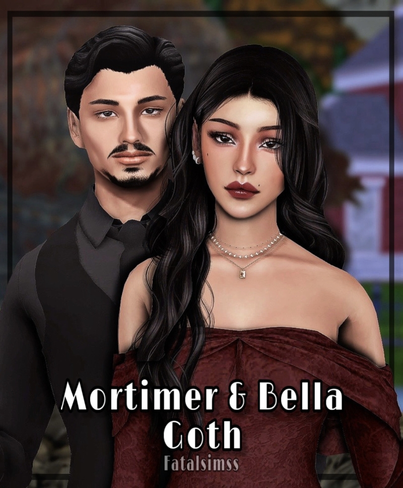 Alpha Bella Mortimer Goth - The Sims 4 Custom Content