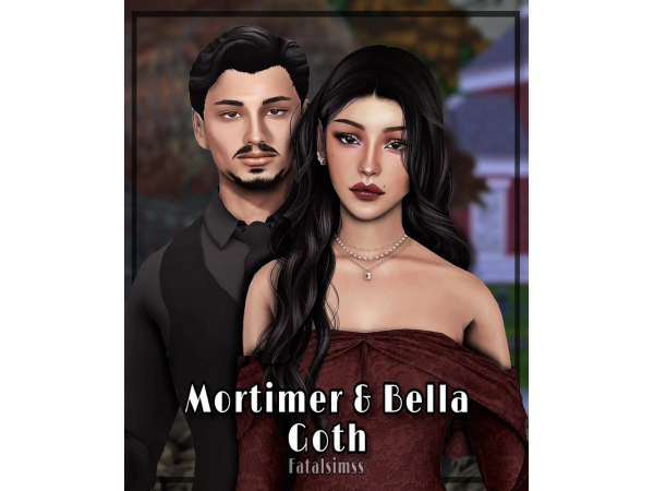 Alpha Bella Mortimer Goth - The Sims 4 Custom Content